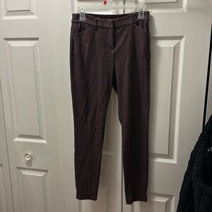 Express Maroon/Purple Stretch Dress Pant